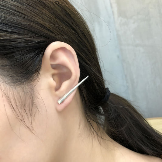 Minimalist Geometric Spike Stick Ear Stud Earring