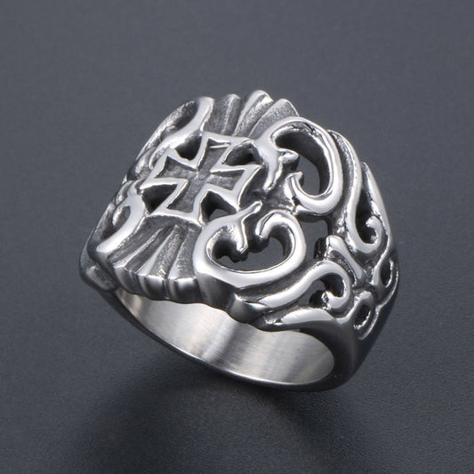 哥德十字軍風格戒指 R2014