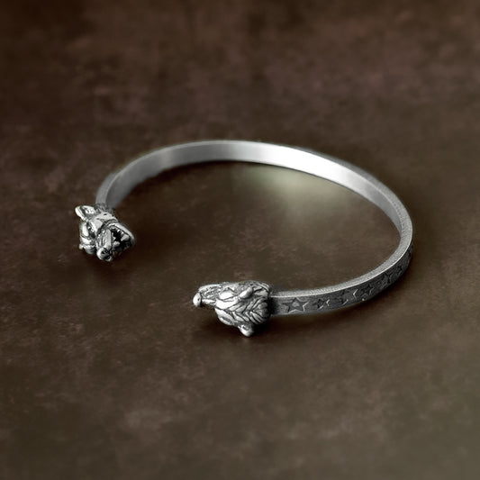 雙豹頭 手鐲手飾 B3033