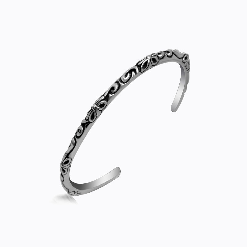 細款 永恆之藤 蔓藤十字球 手環 B1012