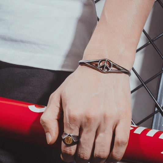 嘻哈 和平反戰手環 Hip-hop Peace Cuff