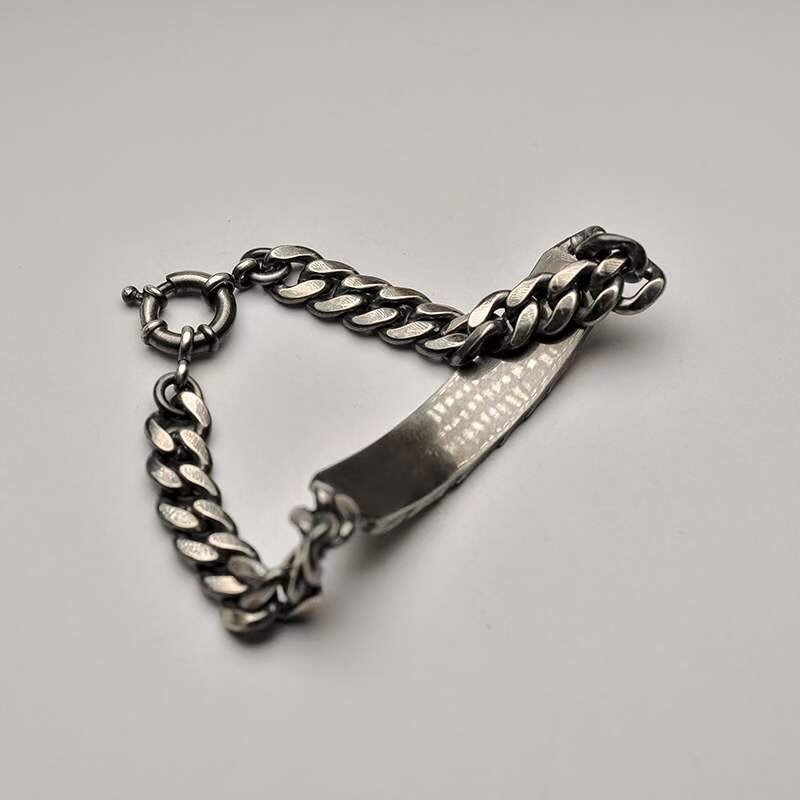 Minimalist Feather Curb Chain ZEN Bracelet