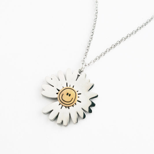 權志龍 G-Dragon Emoji 雛菊 Kpop 風格項鍊 N1013