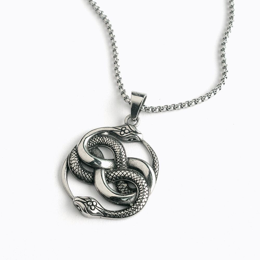 永恆之靈蛇 Infinity 吊飾項鍊 N1031