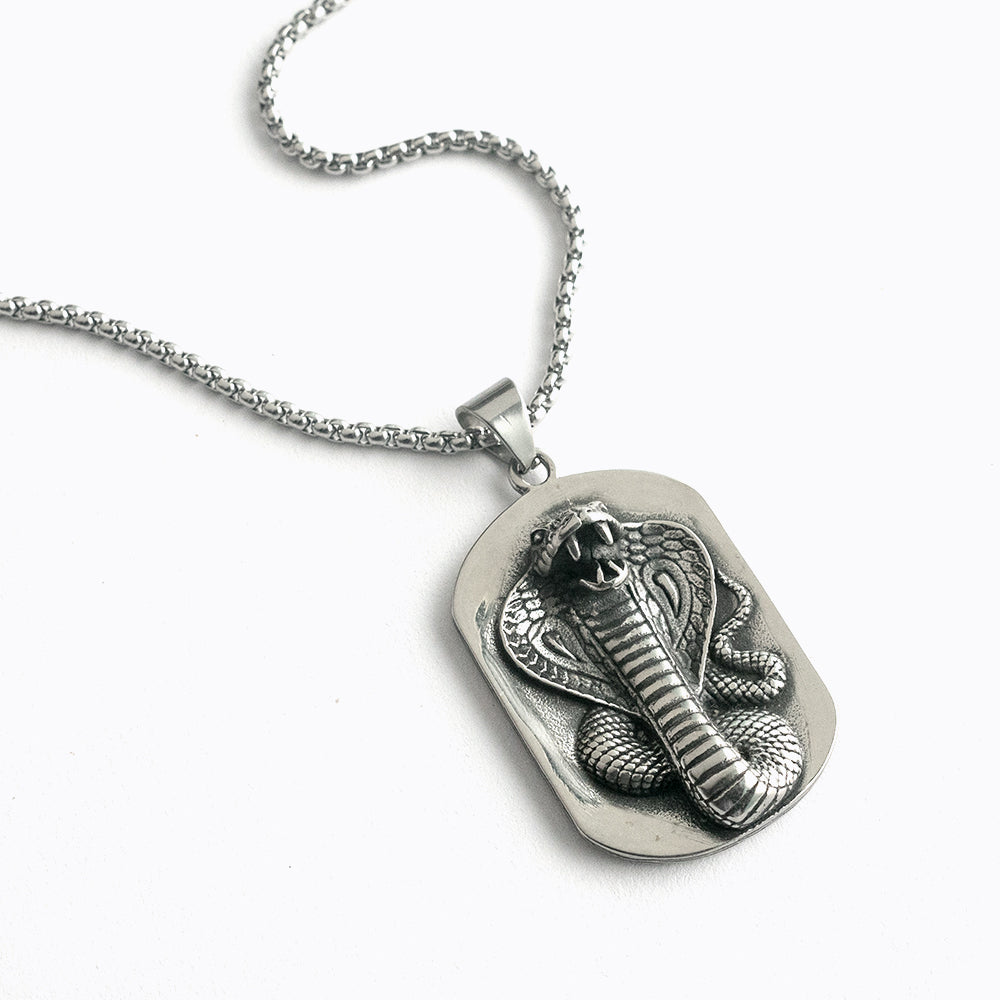 蟒蛇 Cobra Python 吊牌項鍊 N1032