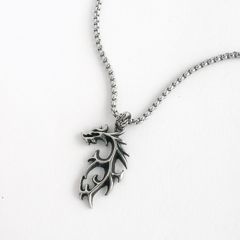 飛龍 Viking 維京 Tribal 部落風格 吊飾項鍊 N1035