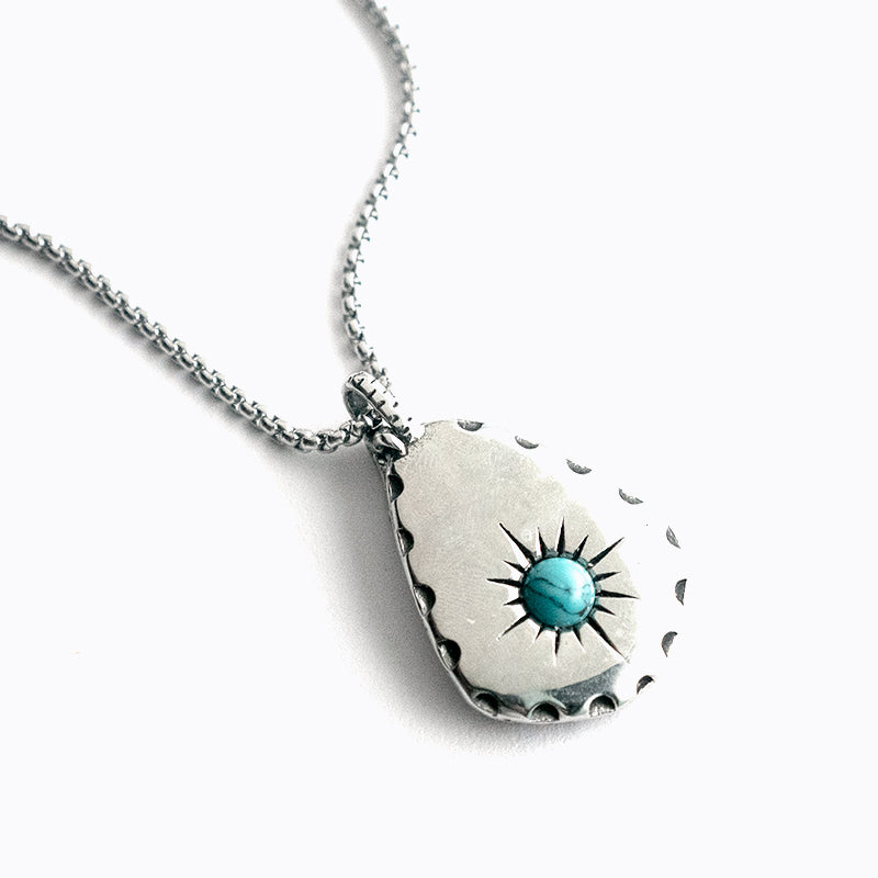 日本高橋吾郎風格 印第安雷鳥吊飾項鍊 N1043