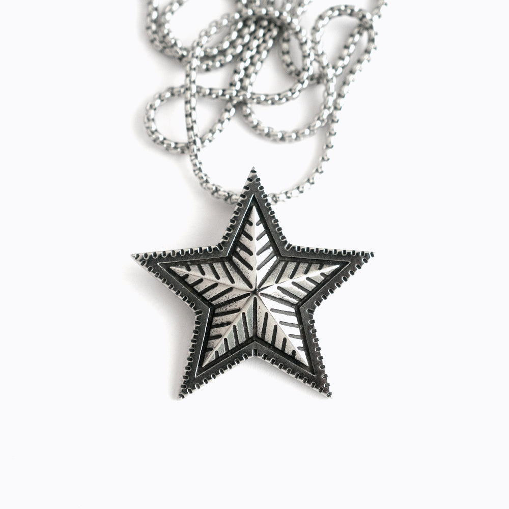 C★S 潮星風格 Big Depp Star 星星項鍊 N1047