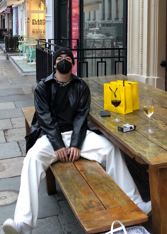 超霸氣 Rick Owens 風格 雙圈鎖扣 造型項鍊 N1120 (L2)