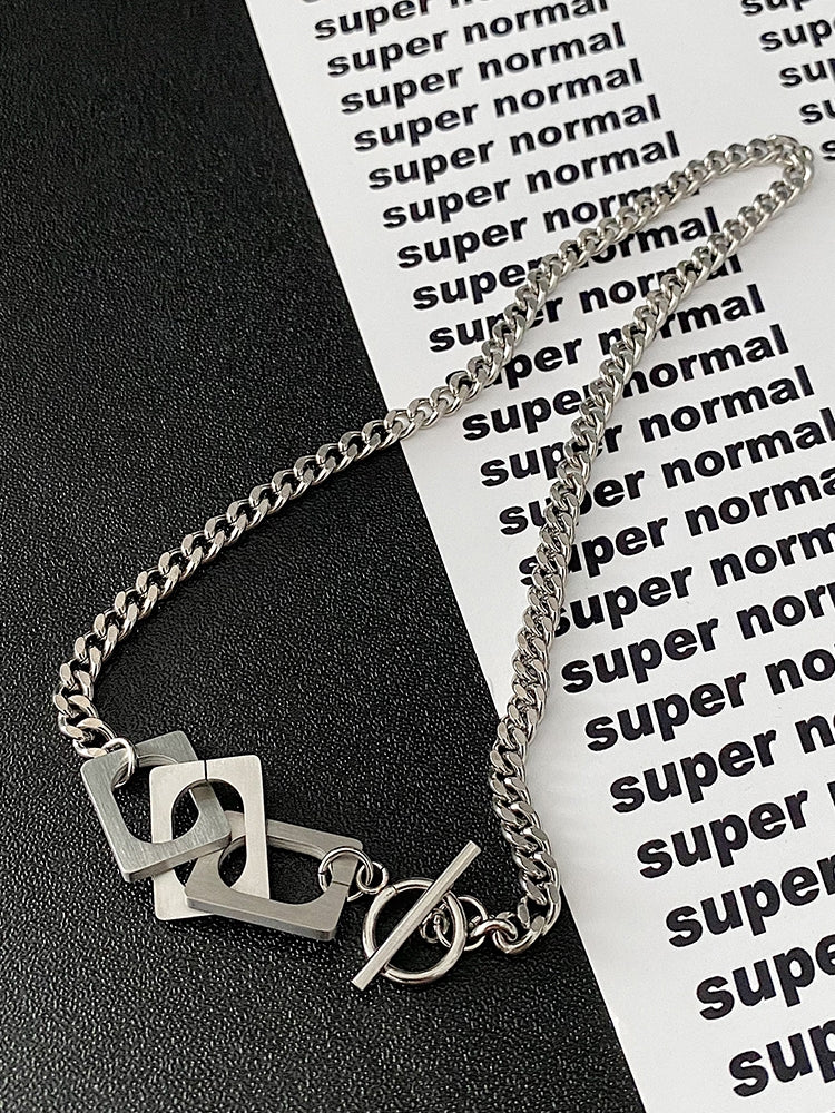 幾何元素 拼接項鍊 N1097