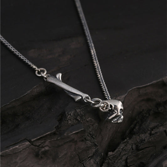 Mini Skull Necklace | 925 Silver