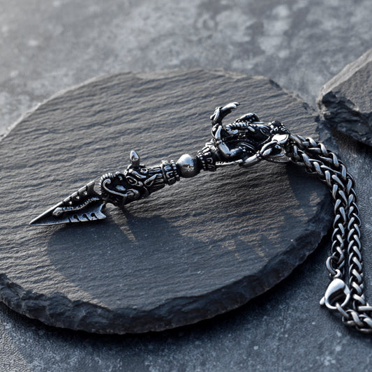 Ganesha Vajra Stainless Steel Necklace