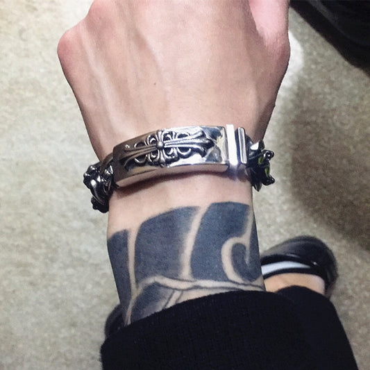 十字花古巴鍊 霸氣手鍊 B3001