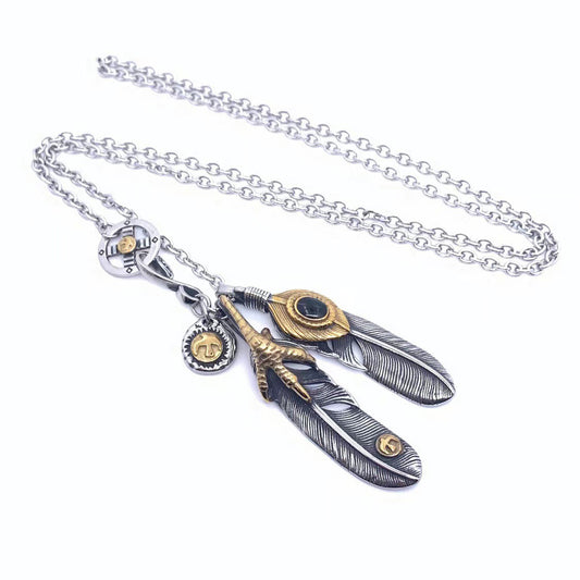 Goro's 印第安風格 羽毛套鍊 N1135