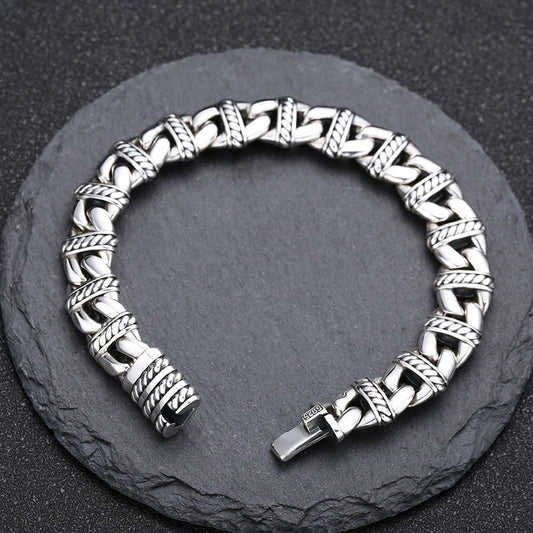 11mm Link Chain S925 Bracelet