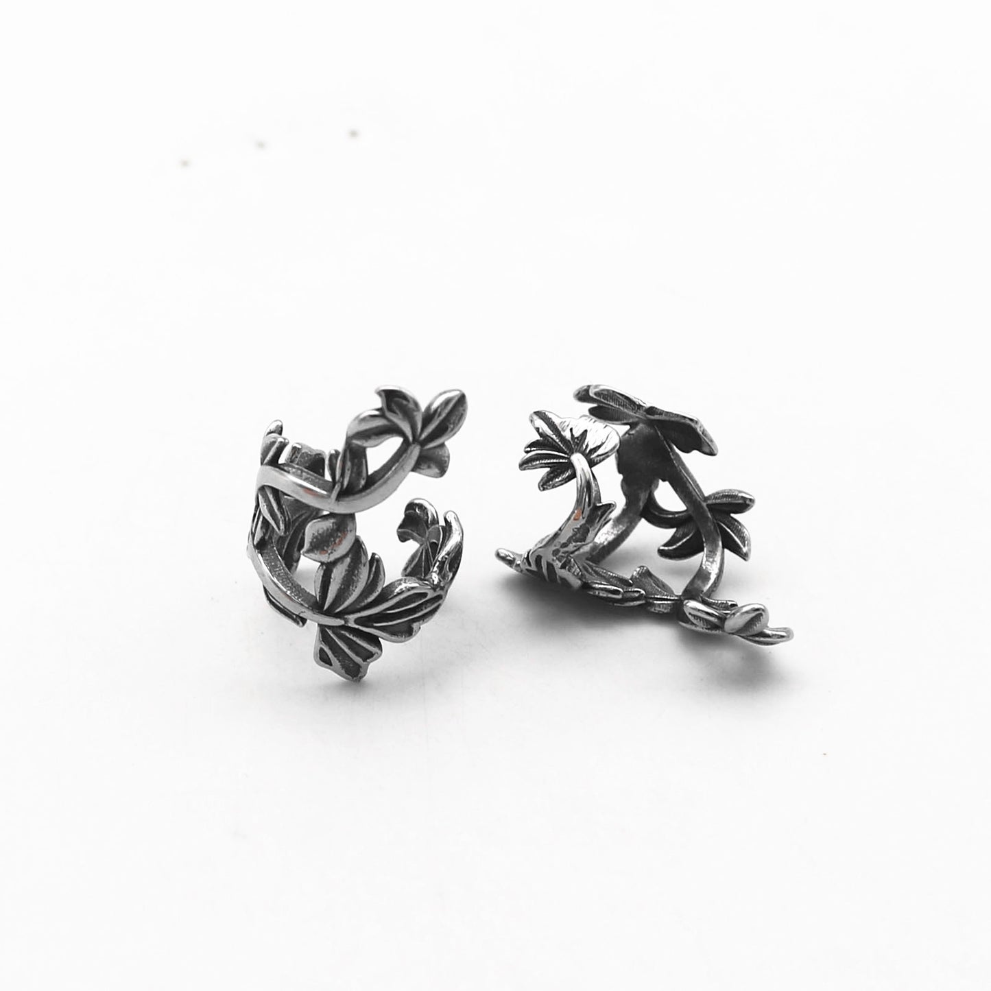 Floral Leaves Ear Cuffs