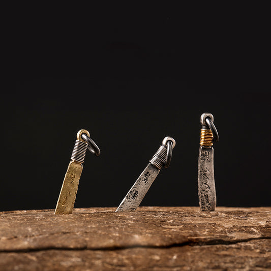 Miniature Knife Charm Pendant