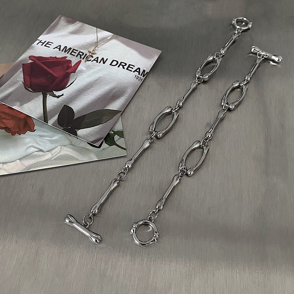 骨頭串接手鍊 B3030