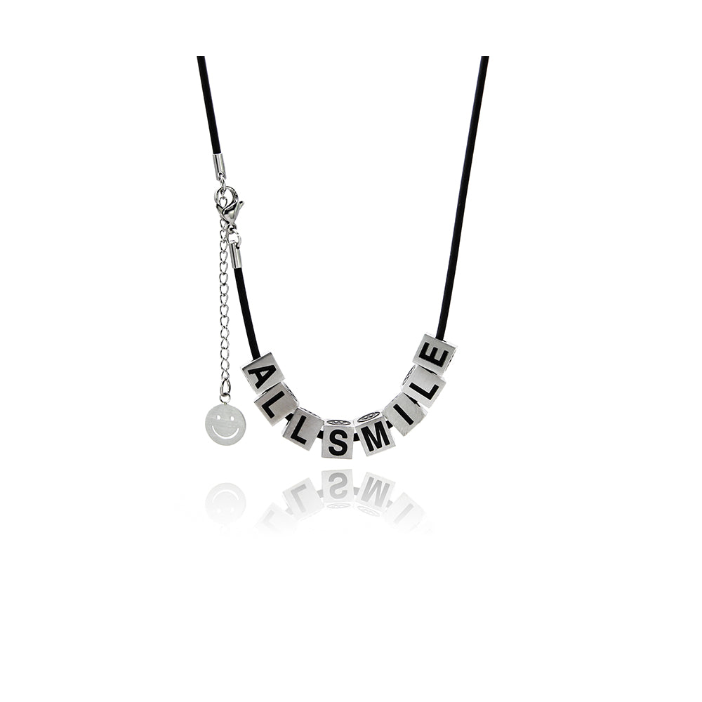 VIBE Heart Smiles Stainless Steel Necklace KPOP TikTok Style