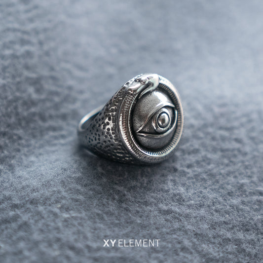 Evil Eye Stainless Steel Ring