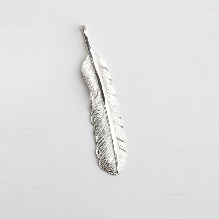 Silver Feather Free Personalized Custom Engraving