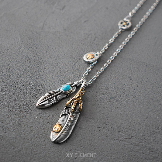 Takahashi Goro Style Eagle Claw Stainless Steel Necklace