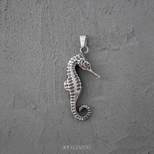 Seahorse Surgical Stainless Steel Pendant Necklace