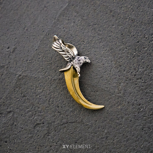 Eagle Claw Silver Charm Pendant