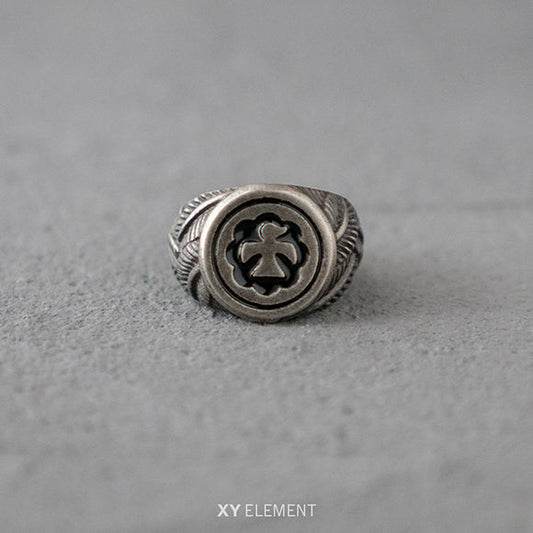 高橋吾郎風格 印第安雷鳥印台戒指 R2057