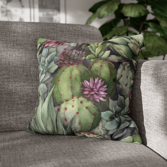 Cactus Desert Double Sided Pillow Cover (1)