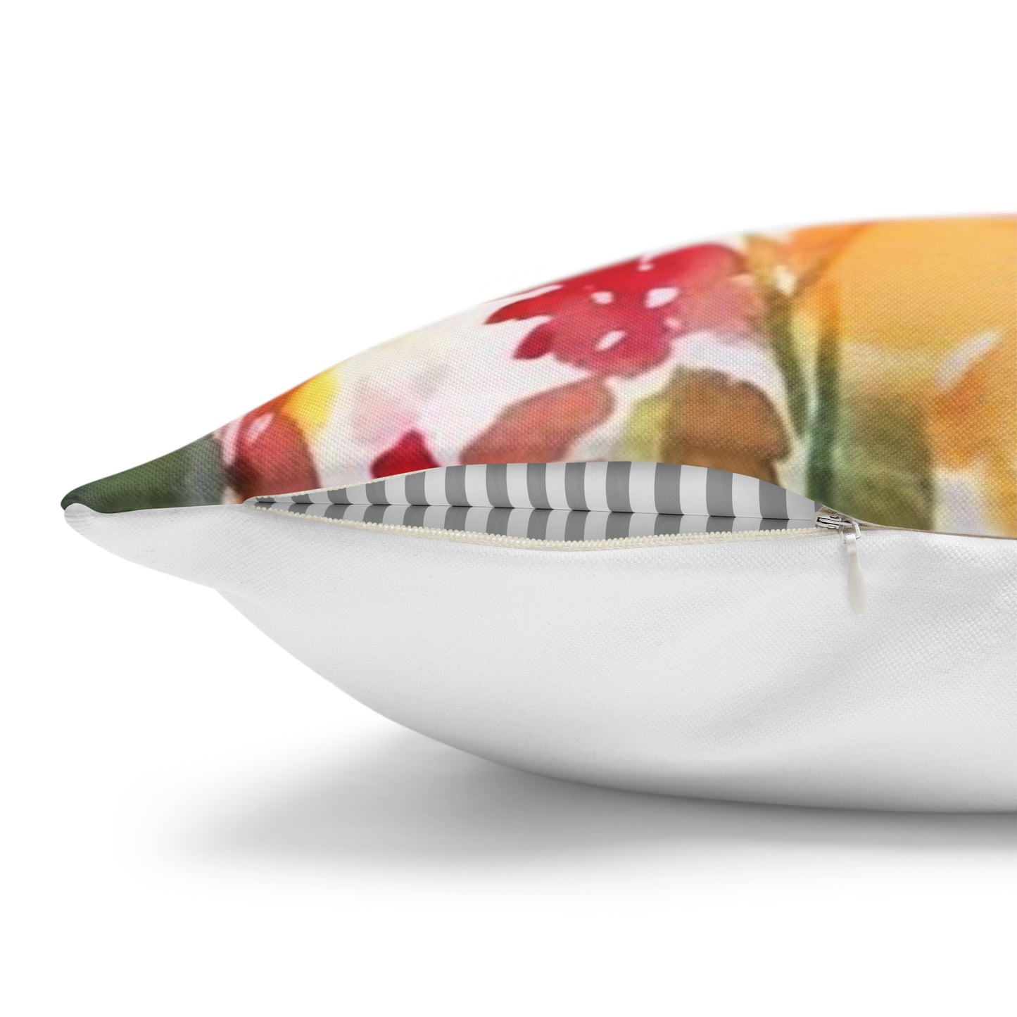 Watercolor Wildflowers Throw Pillow cover (1)