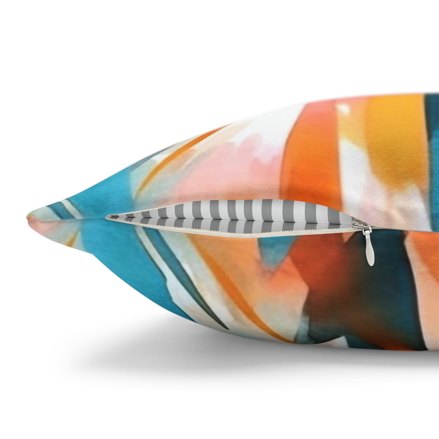 Boho Abstract Floral Throw Pillow Cover (05)