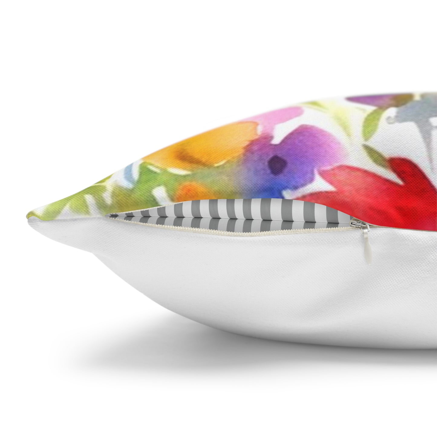 Watercolor Wildflowers Throw Pillow cover (5)