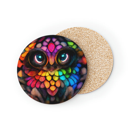 Colorful Owl Coasters