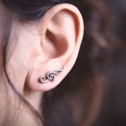 Music Notes Symbol Earring Treble Clef Bass Clef Quaver Clef Earring