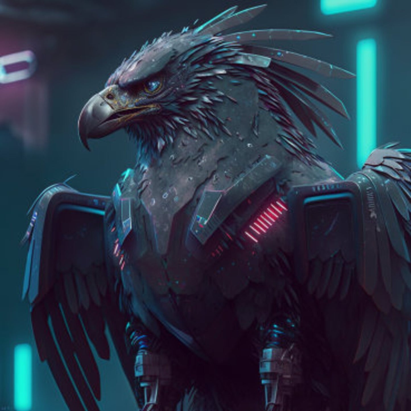 Cyberpunk Animal Customizable Midjourney Prompt