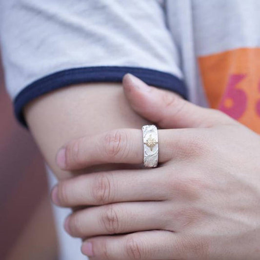 Spark Floral Totem Ring 唐草バンダナ Karakusa Arabesque