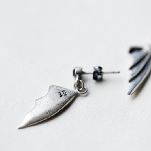 Bat Wings Stud Drop Dangle Earrings Gothic Earrings