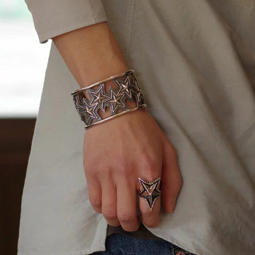 星星 3D海星 C★S 風格戒指 R2001 (L1)