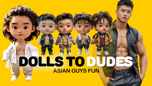 Cute Asian Dolls to Dudes (AI) Fun