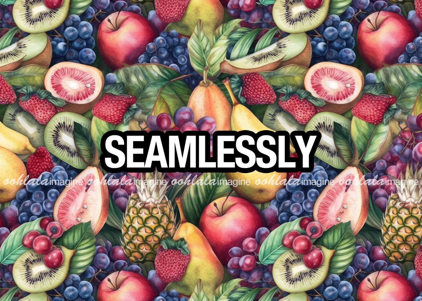 15 Seamless Mixed Fruit Patterns