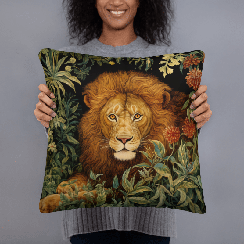Lion in Forrest Digital Art Download