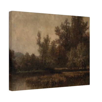 Vintage Autumn Landscape Moody – 5:4 Ratio Canvas Wall Art