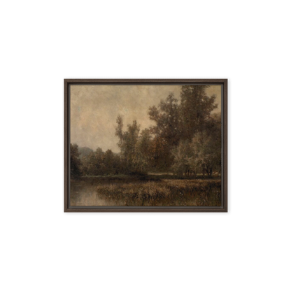 Vintage Autumn Landscape Moody – 5:4 Ratio Canvas Wall Art