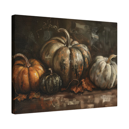 Vintage Dark Pumpkins – Canvas Wall Art