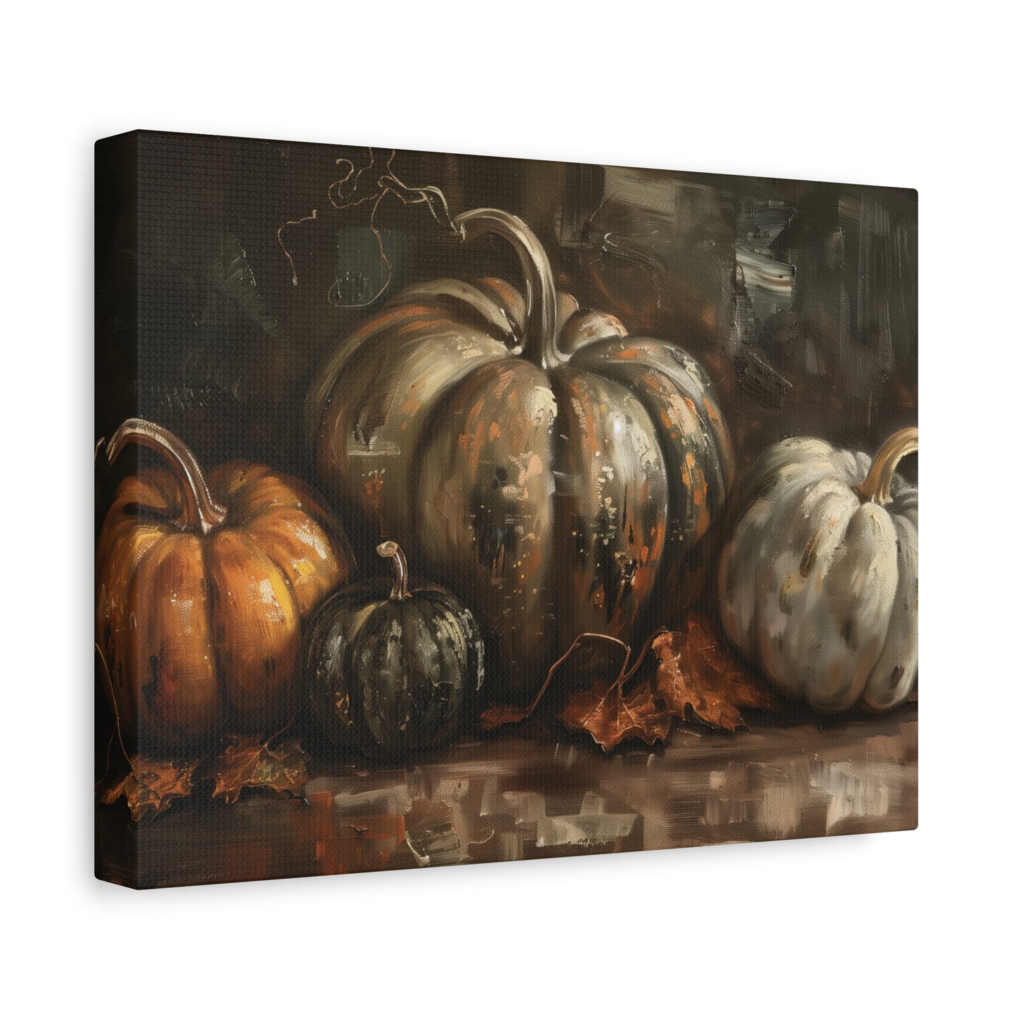 Vintage Dark Pumpkins – Canvas Wall Art