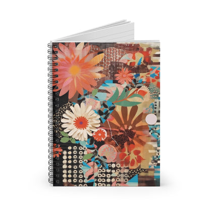 Floral Collage Art Notebook (1) - Composition Notebook, Spiral Notebook, Journal for Writing and Note-Taking