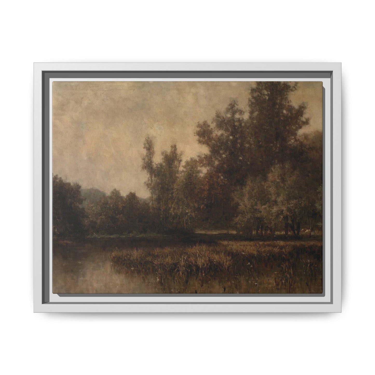 Vintage Autumn Landscape Moody – 5:4 Ratio Canvas Wall Art