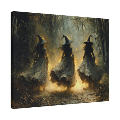 Witches in Woodland – 5:4 Ratio Canvas Wall Art