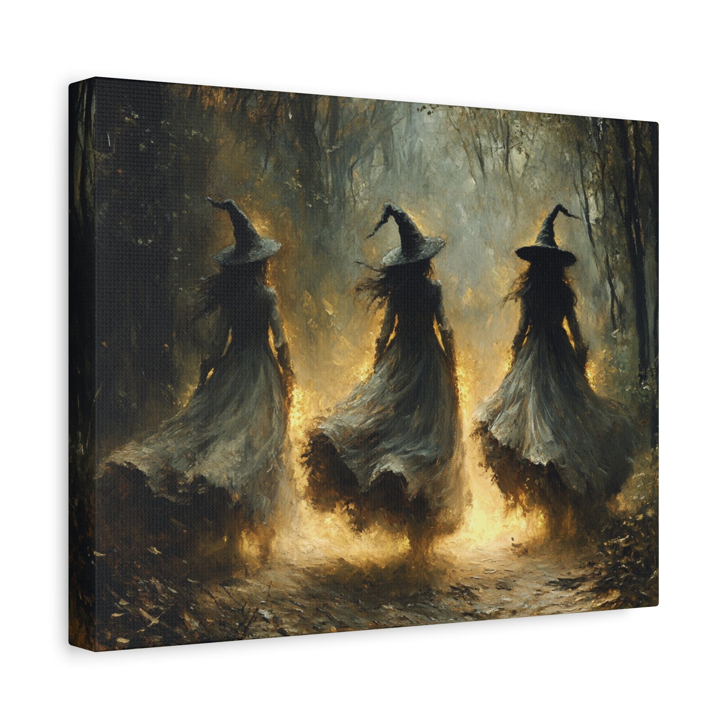 Witches in Woodland – 5:4 Ratio Canvas Wall Art